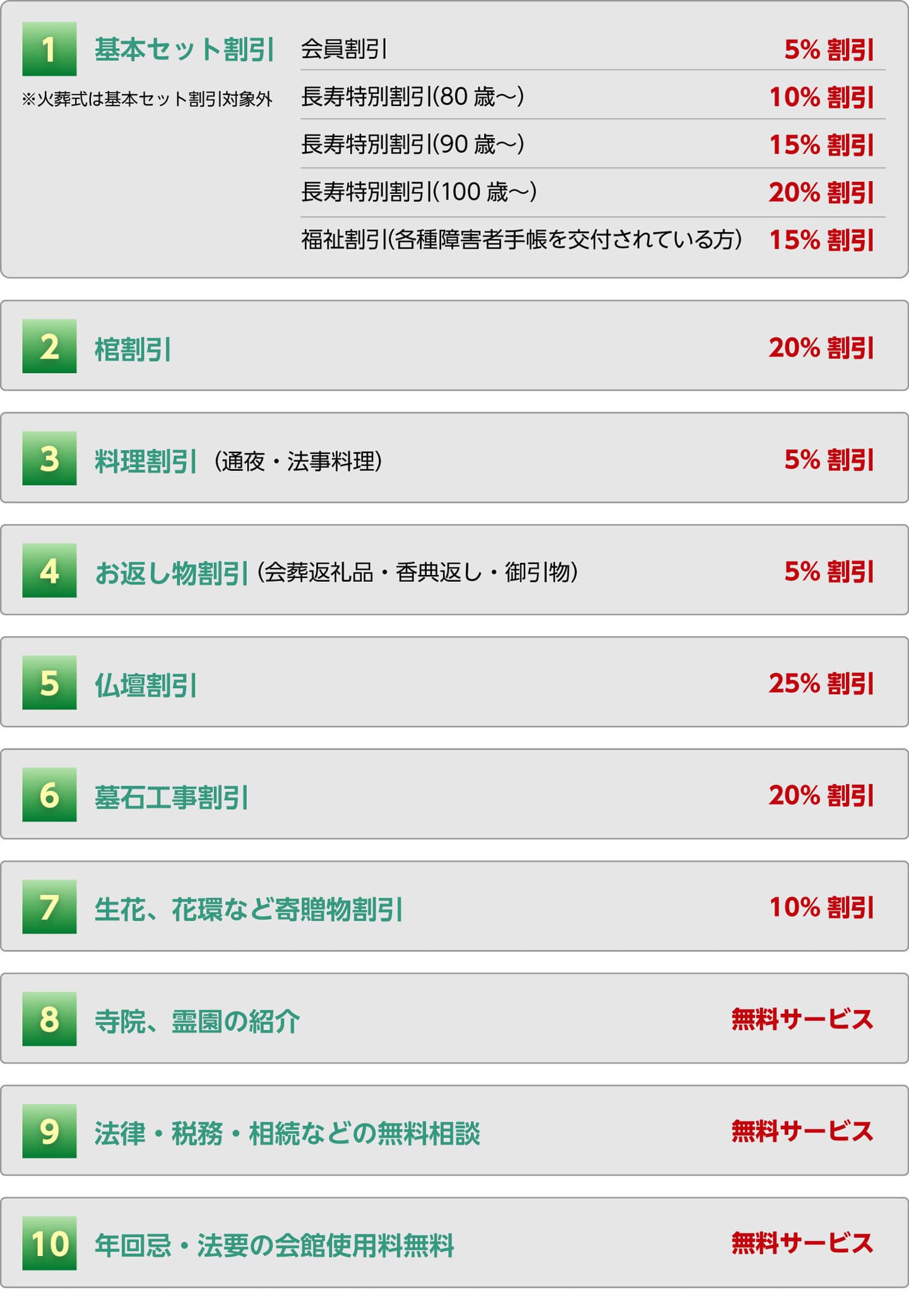 フローラル友の会特典